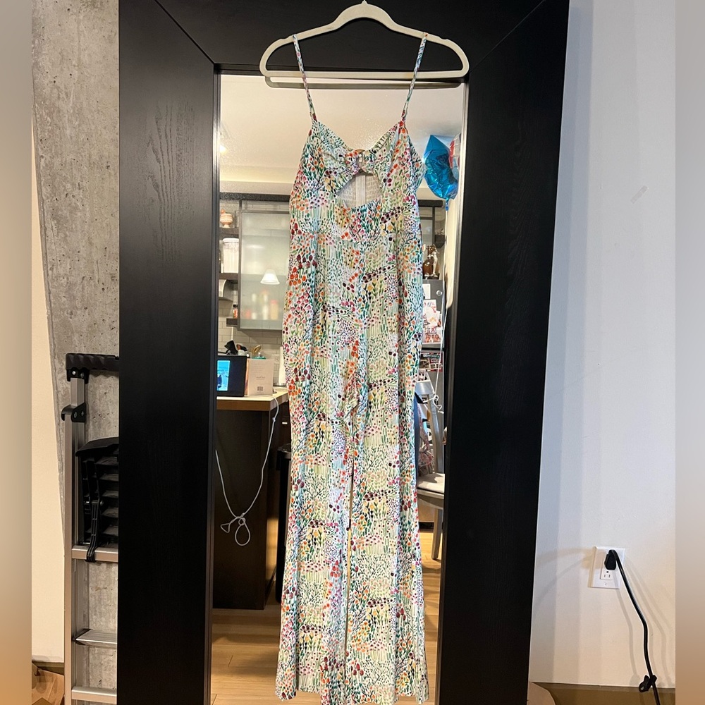 Anthropologie Hutch Jase Floral Design jumpsuit | size small | wide leg